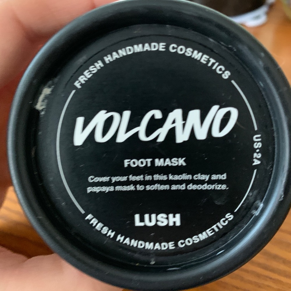 Lush Volcano Foot Mask